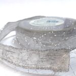 ΚΟΡΔΕΛΛΑ ΥΦΑΣΜΑΤΙΝΗ ΑΣΗΜΙ ΜΕ ΤΡΙΧΑ 2,5cm ΠΑΧΟΣ