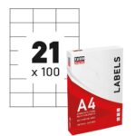 ΕΤΙΚΕΤΕΣ ΕΚΤΥΠΩΤΩΝ ΑΥΤΟΚΟΛΛΗΤΕΣ Α4 70mm×42.43mm TL2111 TYPOTRUST