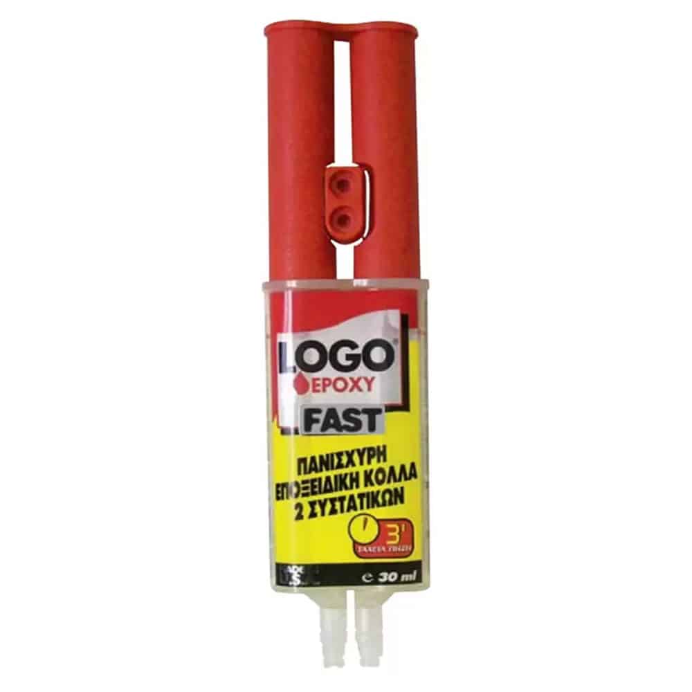 3081612-kolla-logo-epoxy-fast-3min ΕΠΟΞΕΙΔΙΚΗ ΚΟΛΛΑ ΥΠΕΡΤΑΧΕΙΑΣ ΠΗΞΕΩΣ 3 ΛΕΠΤΩΝ 30ML LOGO EPOXY FAST - Image 1