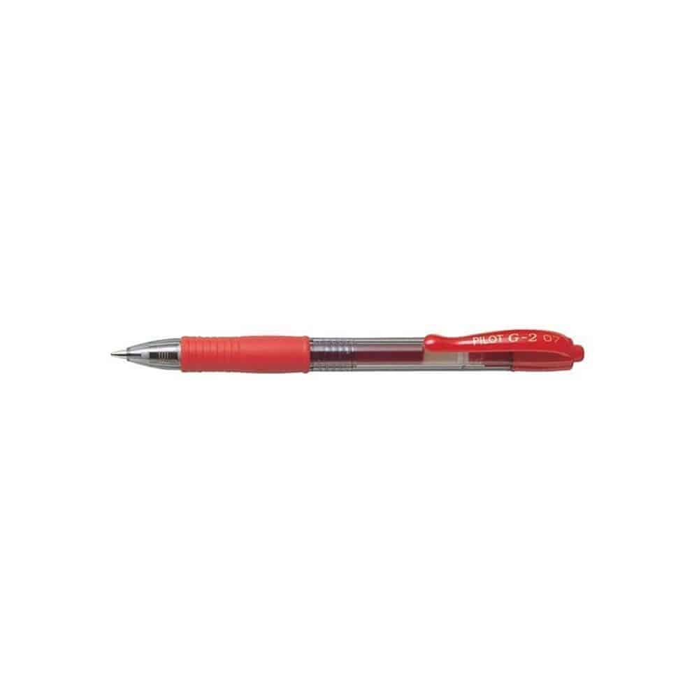 3860610-stilo-markadoros-g2-07-pilot-kokkino ΣΤΥΛΟ ΜΕ ΥΓΡΗ ΜΕΛΑΝΗ ΤΖΕΛ G-2 0.7 ΚΟΚΚΙΝΟ PILOT - Image 1