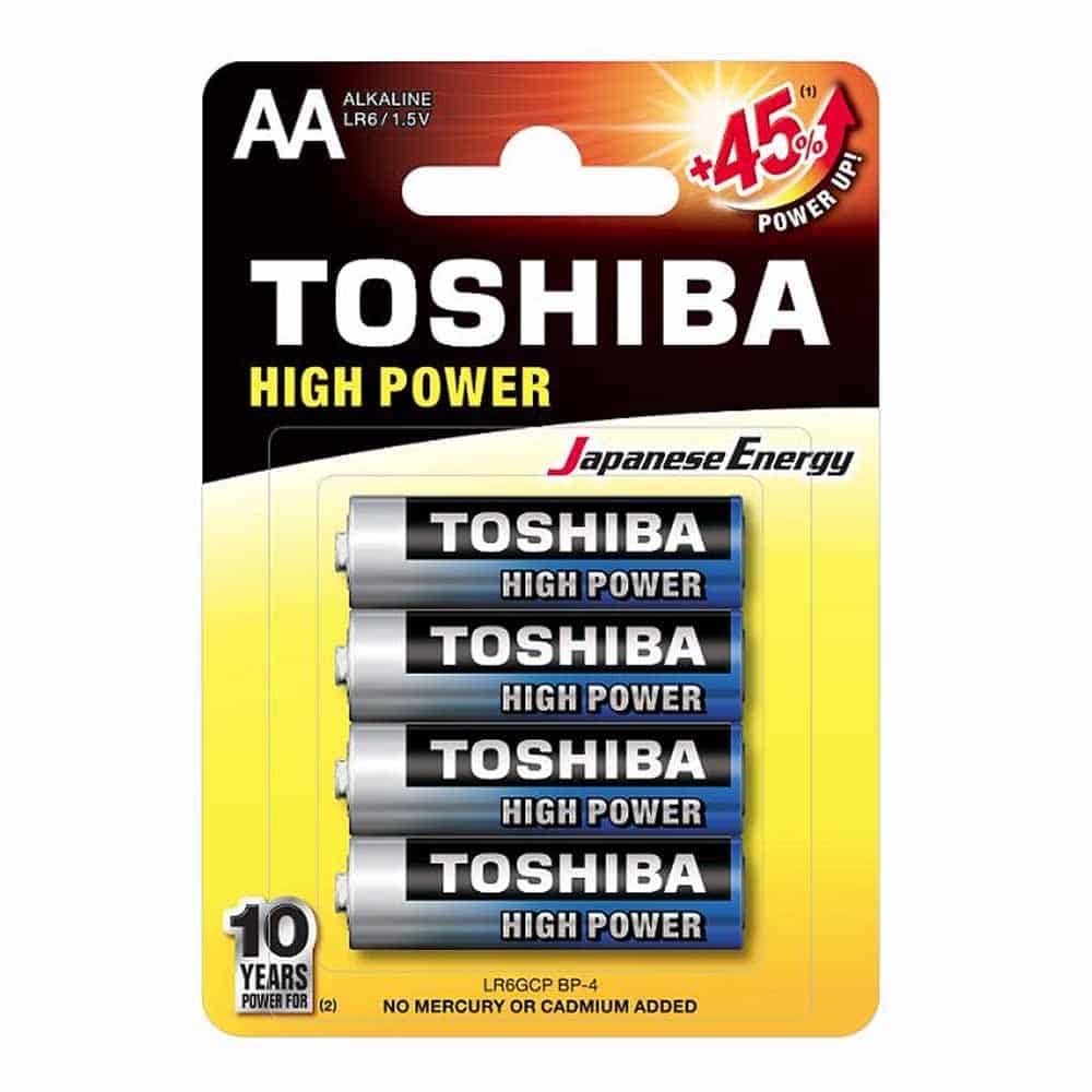 4050379-mpataries-alkalikes-aa-toshiba ΜΠΑΤΑΡΙΕΣ ΑΛΚΑΛΙΚΕΣ HIGH POWER AA TOSHIBA - Image 1