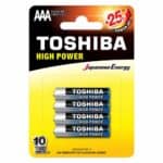 ΜΠΑΤΑΡΙΕΣ ΑΛΚΑΛΙΚΕΣ HIGH POWER AAA TOSHIBA