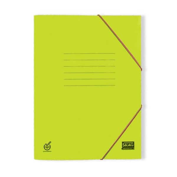 ΦΑΚΕΛΟΣ ΜΕ ΛΑΣΤΙΧΟ BASIC 25X35 ΛΑΧΑΝΙ SKAG