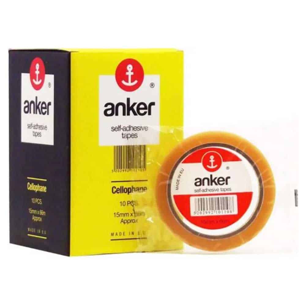 6450379-selotape-anker-15x66 ΣΕΛΟΤΕΙΠ ΔΙΑΦΑΝΟ 15mmx66m ANKER - Image 1