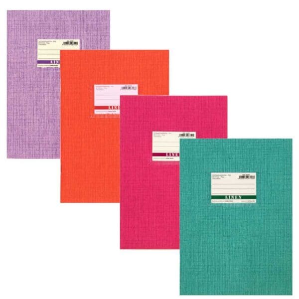 ΤΕΤΡΑΔΙΟ LINEN 50Φ 17Χ25CM ΔΙΑΦΟΡΑ ΧΡΩΜΑΤΑ MINIMAL-PRESPAN