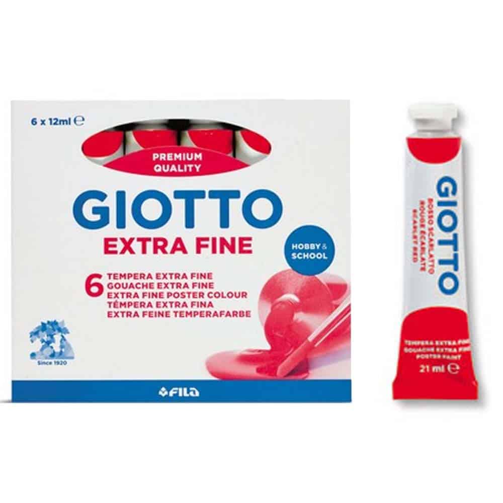 8080736-temperes-giotto-no09-kokkino-carminio ΤΕΜΠΕΡΑ 6ΤΜΧ 12ML ΚΟΚΚΙΝΟ ΚΑΡΜΙΝ No 09 GIOTTO - Image 1