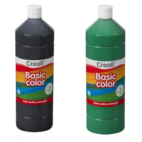 ΤΕΜΠΕΡΑ BASIC COLOR DARK GREEN 1000ML CREALL