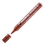 ΜΑΡΚΑΔΟΡΟΣ ΑΝΕΞΙΤΗΛΟΣ PERMANENT MARKER 2000C ΣΤΡΟΓΓΥΛΗ ΜΥΤΗ 1.5-3mm ΚΑΦΕ EDDING