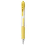 ΣΤΥΛΟ GEL INK ROLLERBALL ΜΕ ΜΑΛΑΚΗ ΛΑΒΗ G-2 0.7 PASTEL ΚΙΤΡΙΝΟ PILOT