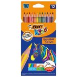 ΞΥΛΟΜΠΟΓΙΕΣ EVOLUTION STRIPES 12 ΤΕΜΑΧΙΑ ΔΙΑΦΟΡΑ ΧΡΩΜΑΤΑ KIDS BIC