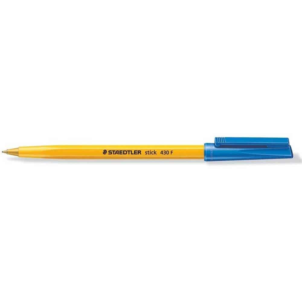6554327-stylo-staedtler-mple-430-f ΣΤΥΛΟ BALLPOINT 0.7mm ΜΠΛΕ STAEDTLER - Image 1