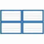 ΑΥΤΟΚΟΛΛΗΤΕΣ ΕΤΙΚΕΤΕΣ ΜΠΛΕ ΣΧΟΛΙΚΕΣ 4,5X8CM 20TMX A&G PAPER