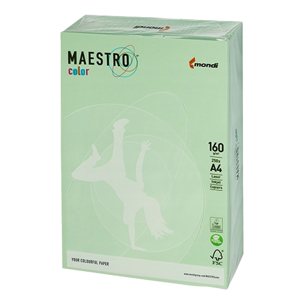 egchromo-charti-fototypikou-maestro-color-a4-160gr-mg28-medium-green-amande-250-fylla-mondi ΕΓΧΡΩΜΟ ΧΑΡΤΙ ΦΩΤΟΤΥΠΙΚΟΥ MAESTRO COLOR A4 160GR MG28 MEDIUM GREEN (AMANDE) 250 ΦΥΛΛΑ MONDI - Image 1