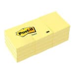 ΧΑΡΤΑΚΙΑ ΣΗΜΕΙΩΣΕΩΝ ΚΙΤΡΙΝΑ ΑΥΤΟΚΟΛΛΗΤΑ 38mmx51mm 100Φ 653 3M POST-IT