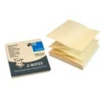 ΧΑΡΤΑΚΙΑ ΣΗΜΕΙΩΣΕΩΝ ΚΙΤΡΙΝΑ ΑΥΤΟΚΟΛΛΗΤΑ ΖΙΓΚ ΖΑΓΚ 75mmx75mm 100Φ INFO NOTES