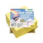 ΧΑΡΤΑΚΙΑ ΣΗΜΕΙΩΣΕΩΝ ΚΙΤΡΙΝΑ ΚΥΒΟΣ ΑΥΤΟΚΟΛΛΗΤΑ 75mm x 75mm 400Φ D-RECT