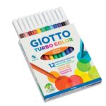ΜΑΡΚΑΔΟΡΟΙ ΖΩΓΡΑΦΙΚΗΣ TURBO COLOR SUPERWASHABLE 12 ΤΕΜ. GIOTTO