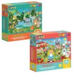 ΠΑΖΛ ΠΑΙΔΙΚΑ ΠΑΡΑΤΗΡΗΤΙΚΟΤΗΤΑΣ 100ΤΜΧ ΜΕ ΚΑΡΤΕΣ ΚΑΙ ΜΑΡΚΑΔΟΡΟ LUNA