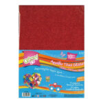 ΜΠΛΟΚ ΜΕ ΑΦΡΩΔΕΣ ΥΛΙΚΟ GLITTER 2mm ΔΙΑΦΟΡΑ ΧΡΩΜΑΤΑ 20X30 GROOVY