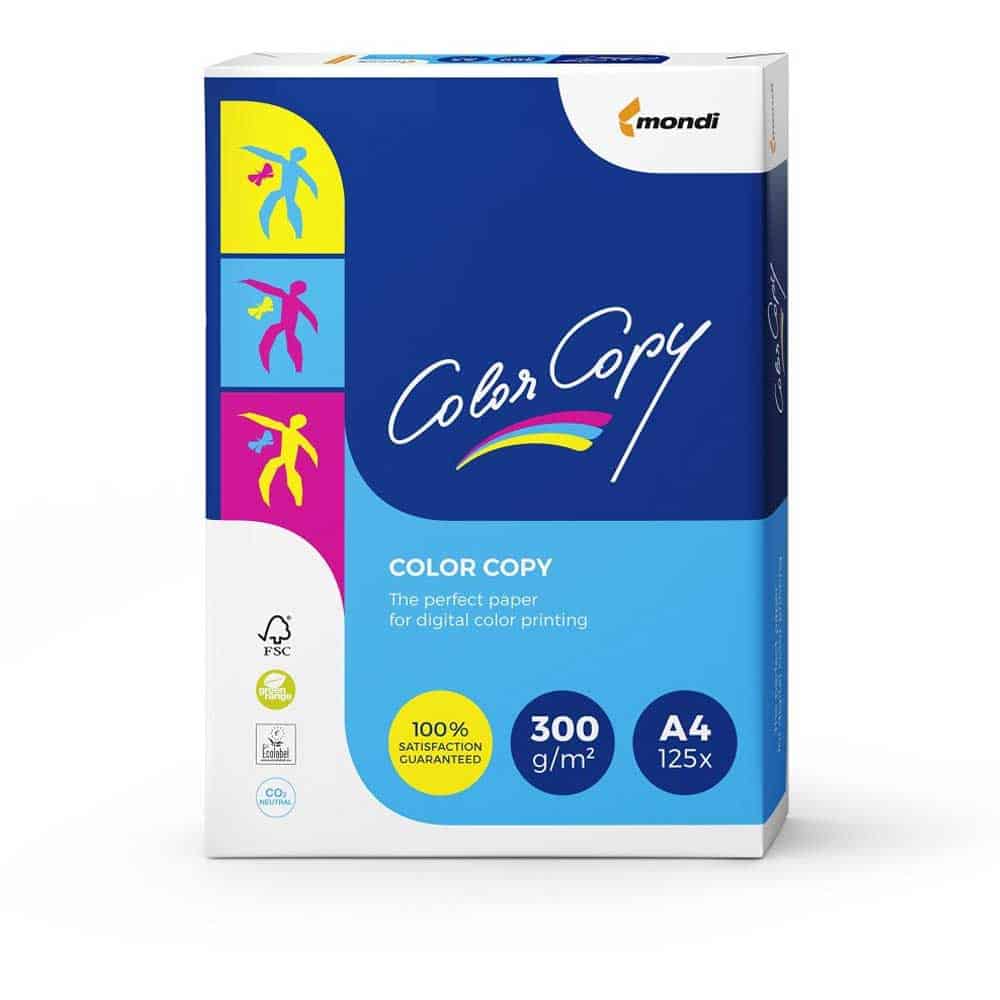 8101345-xarti-ksirografiko-a4-300gr-colorcopy ΧΑΡΤΙ ΞΗΡΟΓΡΑΦΙΚΟ Α4 300gr 125φύλλα COLOR COPY MONDI - Image 1