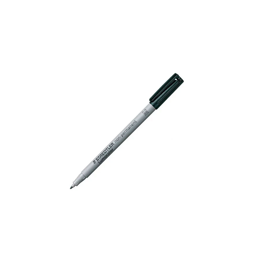 3865399-staedlter-non-permanent-m-mavro-3615-96 ΜΑΡΚΑΔΟΡΟΣ ΑΝΕΞΙΤΗΛΟΣ NON PERMANENT LUMOCOLOR M 1.0mm ΜΑΥΡΟ STAEDTLER - Image 1