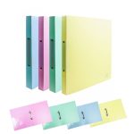 ΝΤΟΣΙΕ PP ΜΕ 2 ΚΡΙΚΟΥΣ A4 ΔΙΑΦΟΡΑ ΧΡΩΜΑΤΑ ΠΑΣΤΕΛ ΤΥΠΟΤΡΑΣΤ