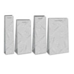 ΣΑΚΟΥΛΑ ΜΕ ΣΤΡΙΦΤΟ ΧΟΝΤΡΟ ΧΕΡΟΥΛΙ ΧΑΡΤΙΝΗ ΠΛΑΣΤΙΚΟΠΟΙΗΜΕΝΗ ΑΣΗΜΙ 42Χ9Χ8