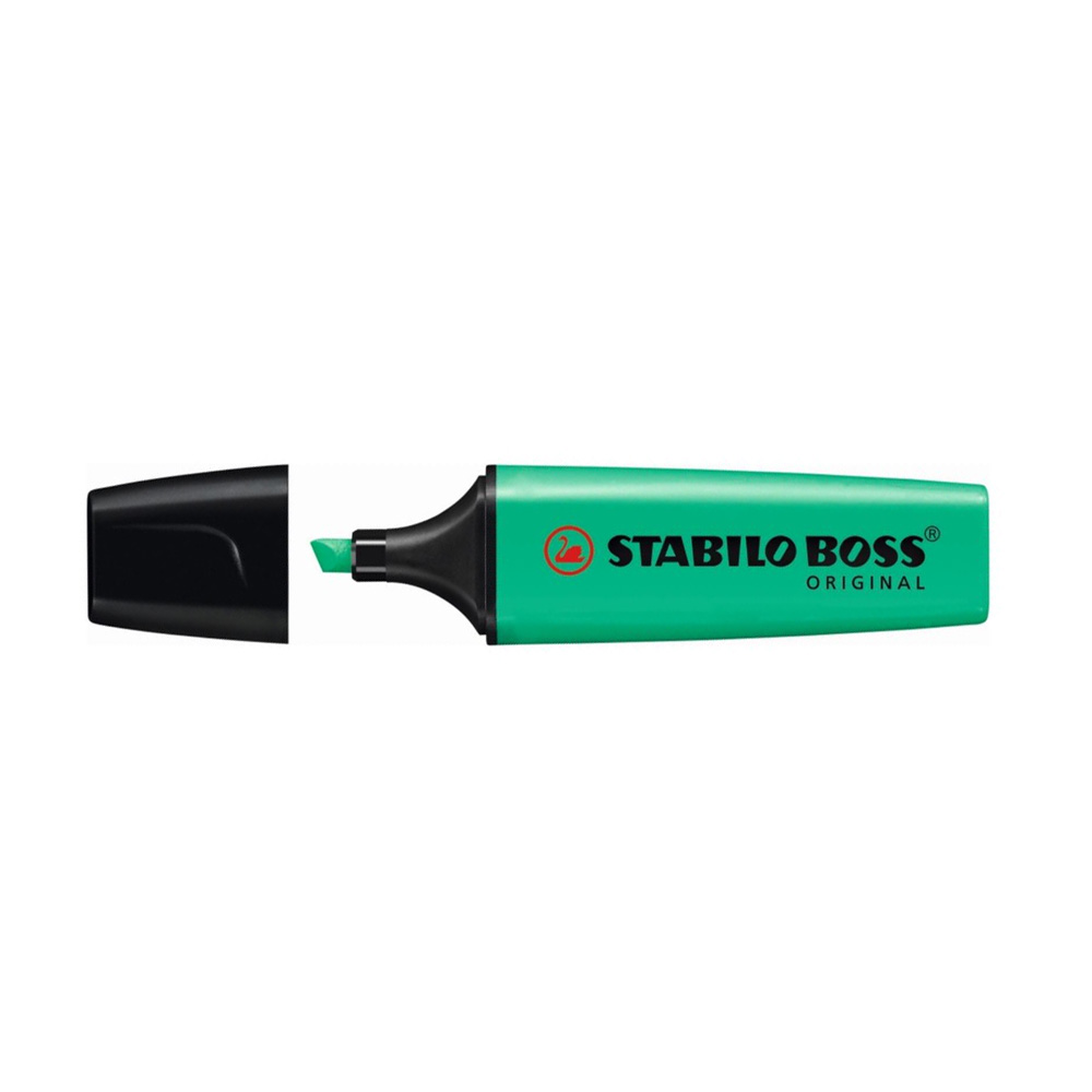 3842899-markadoros-ypogrammisis-boss-prasino-skouro-stabilo ΜΑΡΚΑΔΟΡΟΣ ΥΠΟΓΡΑΜΜΙΣΗΣ BOSS ΠΡΑΣΙΝΟ ΣΚΟΥΡΟ STABILO - Image 1