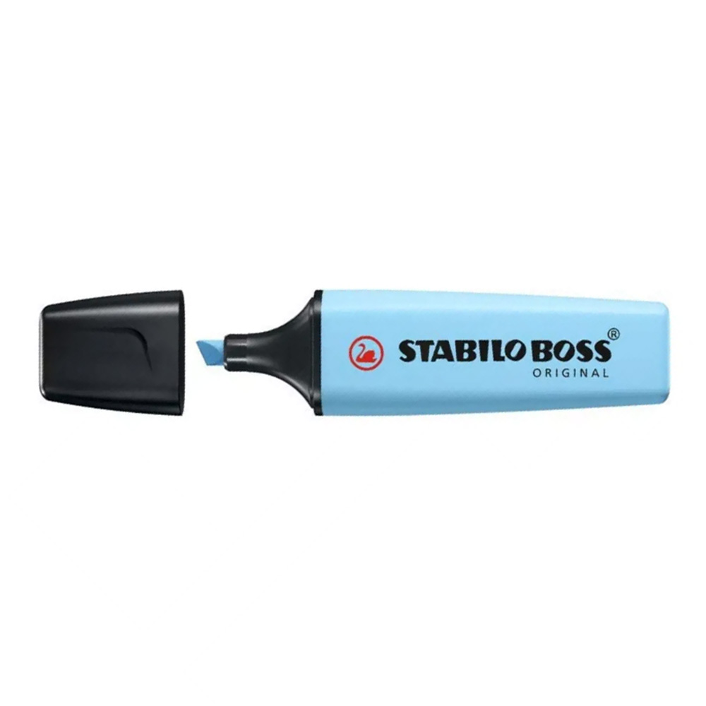 3843361-markadoros-ypogrammisis-boss-stablio-pastel-breezy-blue-70-112 ΜΑΡΚΑΔΟΡΟΣ ΥΠΟΓΡΑΜΜΙΣΗΣ BOSS ΠΑΣΤΕΛ BREEZE BLUE 70/112 STABILO - Image 1