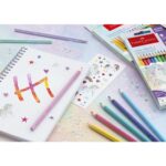 ΞΥΛΟΧΡΩΜΑΤΑ ΠΑΣΤΕΛ ΣΕΤ 13 ΧΡΩΜΑΤΩΝ GRIP SPARKLE FABER CASTELL - Image 3