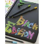 ΞΥΛΟΧΡΩΜΑΤΑ ΠΑΣΤΕΛ ΣΕΤ 12 ΧΡΩΜΑΤΩΝ BLACK EDITION FABER CASTELL - Image 2