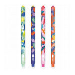 ΣΤΥΛΟ GEL ΠΟΥ ΣΒΗΝΕΙ HAPPY COLOR JUNGLE ΣΕ ΔΙΑΦΟΡΑ ΣΧΕΔΙΑ 0,5mm ΜΠΛΕ 4120 01JA-3 M&G