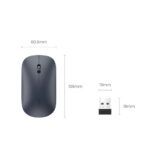 ΠΟΝΤΙΚΙ ΑΣΥΡΜΑΤΟ SLIM DESIGN LIGHT GREY MU001 90373 ΓΚΡΙ UGREEN - Image 7