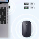 ΠΟΝΤΙΚΙ ΑΣΥΡΜΑΤΟ SLIM DESIGN LIGHT GREY MU001 90373 ΓΚΡΙ UGREEN - Image 5
