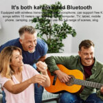 ΗΧΕΙΟ BLUETOOTH MINI KARAOKE D43 BEIGE ΜΠΕΖ WEKOME - Image 5