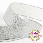 ΚΟΡΔΕΛΑ ΣΥΣΚΕΥΑΣΙΑΣ ΧΕΙΡΟΤΕΧΝΙΑΣ RIBBON LUREX 1cm x 10m ΜΕΤΑΛΛΙΚΟ ΑΣΗΜΙ FABI