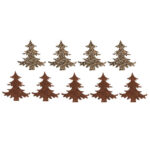 ΞΥΛΙΝΟ ΧΡΙΣΤΟΥΓΕΝΝΙΑΤΙΚΟ ΔΕΝΤΡΟ ΧΕΙΡΟΤΕΝΙΑΣ ΜΕ GLITTER ΣΥΚΕΥΑΣΙΑ 9ΤΜΧ GLOREX - Image 2