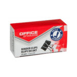 ΚΛΙΠ ΜΑΥΡΑ 19mm BINDER CLIPS ΣΥΣΚΕΥΑΣΙΑ 12ΤΜΧ OFFICE PRODUCTS