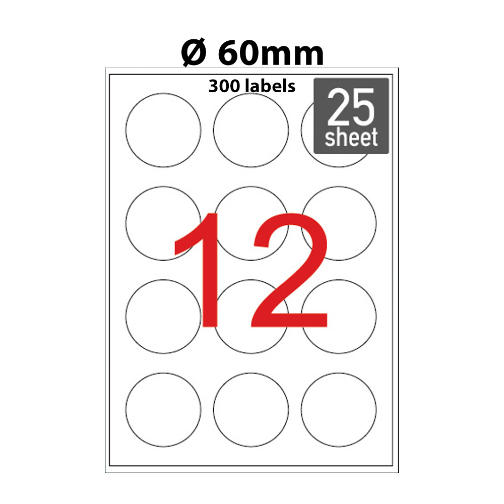 1641807-etiketes-ektypoton-avtokollites-strongyles-f60mm-25-fylla-a4-300-etiketes-tl1221-25-typotrust ΕΤΙΚΕΤΕΣ ΕΚΤΥΠΩΤΩΝ ΑΥΤΟΚΟΛΛΗΤΕΣ ΣΤΡΟΓΓΥΛΕΣ Φ60mm 25 ΦΥΛΛΑ Α4 300 ΕΤΙΚΕΤΕΣ TL1221-25 TYPOTRUST - Image 1