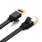 ΚΑΛΩΔΙΟ ΔΙΚΤΥΟΥ ETHERNET CAT7 FLAT CABLE PURE COPPER 20m ΜΑΥΡΟ NW106 UGREEN - Image 2