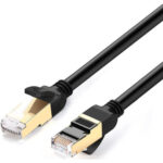 ΚΑΛΩΔΙΟ ΔΙΚΤΥΟΥ ETHERNET CAT7 F/FTP PURE COPPER 15m ΜΑΥΡΟ NW107 UGREEN