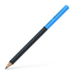 ΜΟΛΥΒΙ ΔΙΧΡΩΜΟ JUMBO GRIP ΜΠΛΕ ΜΑΥΡΟ HB FABER CASTELL