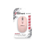 ΠΟΝΤΙΚΙ ΑΣΥΡΜΑΤΟ BLUETOOTH 2.4GHz+BT3.0/BT 5.0 1600DPI ΡΟΖ MS-195P ELEMENT - Image 3