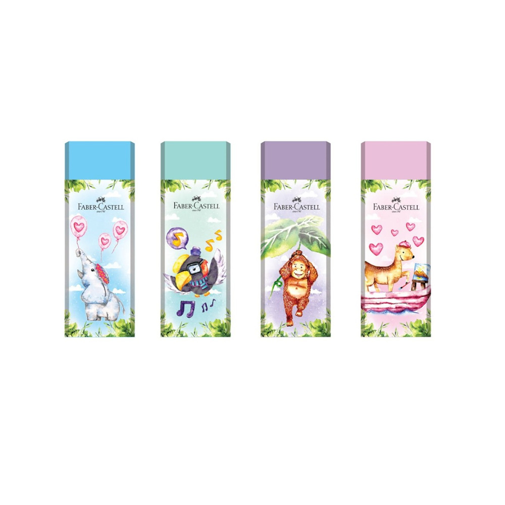0970568-goma-pastel-happy-jungle-pastel-faber-castell ΓΟΜΑ ΠΑΣΤΕΛ HAPPY JUNGLE PASTEL FABER CASTELL - Image 1