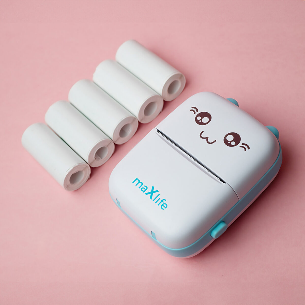 ΘΕΡΜΙΚΟΣ ΕΚΤΥΠΩΤΗΣ ΠΑΙΔΙΚΟΣ ΦΟΡΗΤΟΣ BLUETOOTH MXTP-100 ΣΙΕΛ MAXLIFE - Image 4