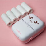 ΘΕΡΜΙΚΟΣ ΕΚΤΥΠΩΤΗΣ ΠΑΙΔΙΚΟΣ ΦΟΡΗΤΟΣ BLUETOOTH MXTP-100 ΡΟΖ MAXLIFE - Image 3