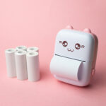 ΘΕΡΜΙΚΟΣ ΕΚΤΥΠΩΤΗΣ ΠΑΙΔΙΚΟΣ ΦΟΡΗΤΟΣ BLUETOOTH MXTP-100 ΡΟΖ MAXLIFE - Image 2