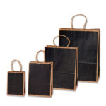 ΣΑΚΟΥΛΑ ΜΕ ΣΤΡΙΦΤΟ ΧΕΡΟΥΛΙ ΧΑΡΤΙΝΗ ΚΡΑΦΤ ΜΕ ΜΑΥΡΟ 15Χ11Χ6 NAKOS