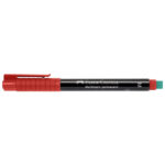 ΜΑΡΚΑΔΟΡΟΣ ΑΝΕΞΙΤΗΛΟΣ M 1.0mm ΚΟΚΚΙΝΟ MULTIMARK PERMANENT FABER-CASTELL - Image 4