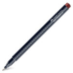 ΜΑΡΚΑΔΟΡΟΣ ΛΕΠΤΗΣ ΓΡΑΦΗΣ GRIP FINEPEN 0.4mm ΣΟΚΟΛΑΤΙ 87 FABER CASTELL